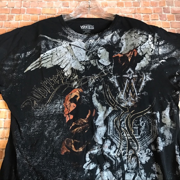 Men's shirt black size L premium denim - Picture 2 of 4